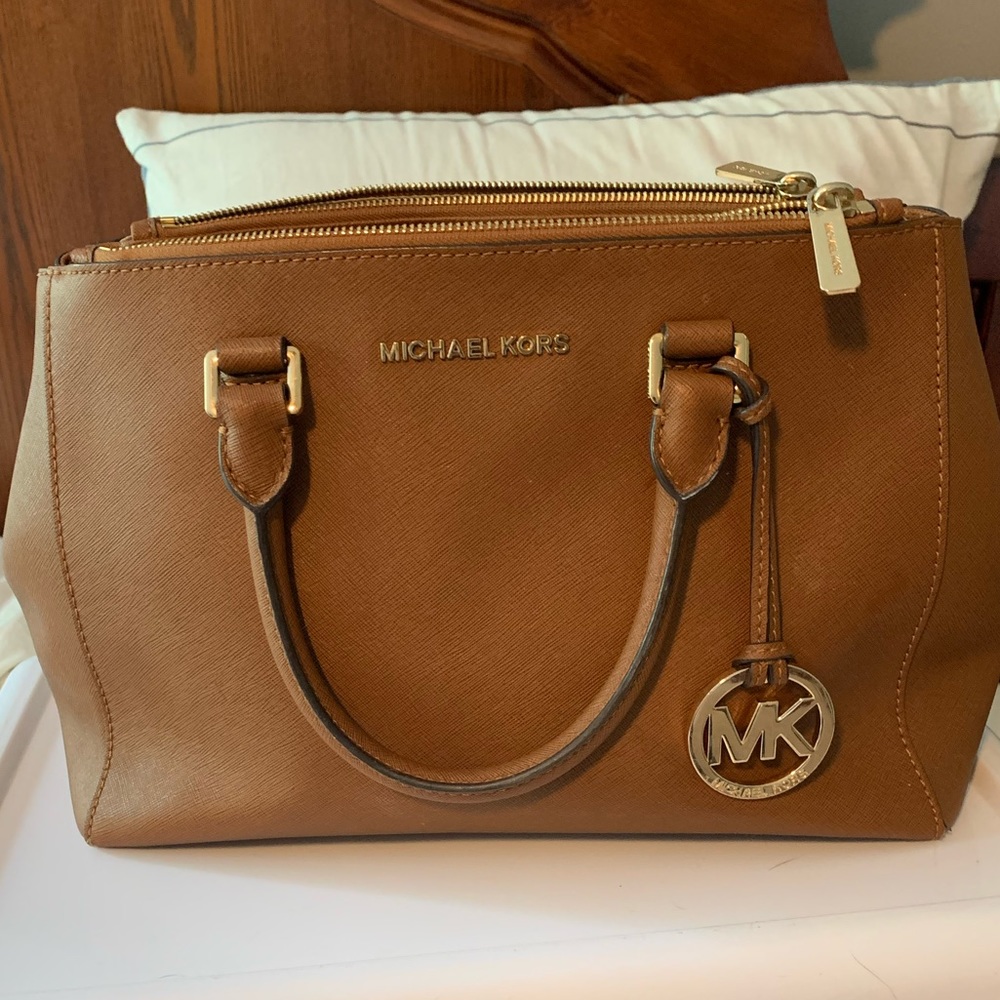 Michael Kors Saffiano Leather Satchel